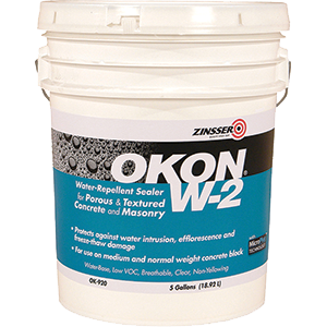 Ok920 5 Gallon W-2 Water Based Water Repellent Sealer Med Density Porous