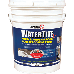 Company 270269 5 Gallon Watertite-lx Latex Waterproofing Paint 100 Voc