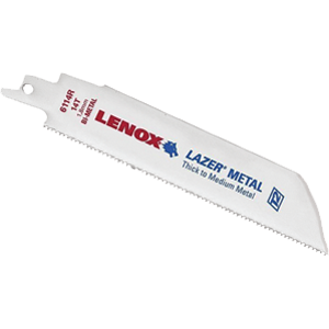 201726114r 6 In. Lazer Reciprocating Blade, Pack - 5