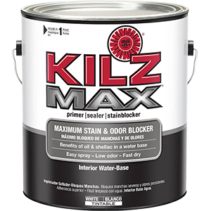Masterchem L200211 1 Gallon Kilz Max Primer Sealer Stain Blocker Water Based