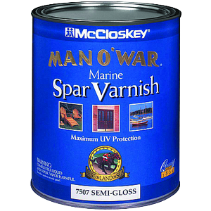 80-7507 1 Quart Semi Gloss Man-o-war Spar Varnish 450 Voc