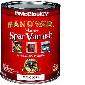 80-7509 1 Quart Gloss Man-o-war Spar Varnish 450 Voc