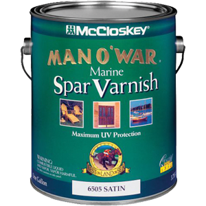 80-6505 1 Quart Satin Man-o-war Spar Varnish 350 Voc