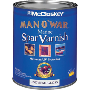80-6507 1 Gallon Semi Gloss Man-o-war Spar Varnish 350 Voc