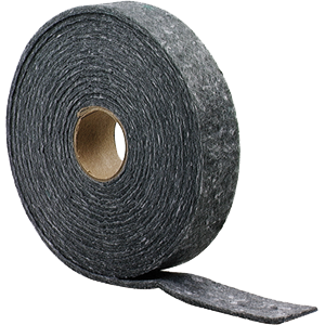 Md Building Products 3335 0.19 X 0.63 In. X 17 Ft. Felt Weatherstrip, Gray