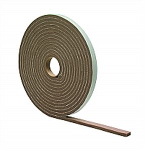 Md Building Products 2790 0.19 X 0.38 In. X 17 Ft. Brown High Density Foam Tape