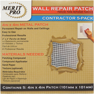 3215 4 X 4 In. Contractor Wall Repair Patch - 5 Pack