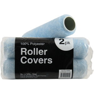 495 9 In. 100 Percent Polyester Roller Covers - 2 Pack