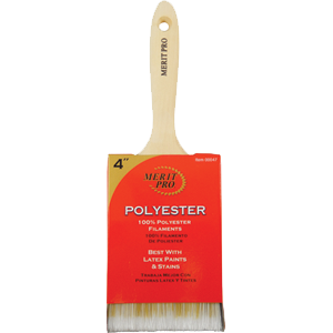 47 4 In. 100 Percent Polyester Beavertail Brush