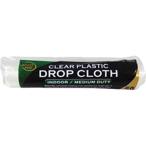 375 9 X 12 Ft. 0.50 Mil. Dynamic Clear Rolled Drop Cloth