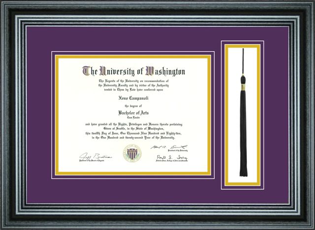 Pcfrm-d3pm 8.5 X 11 In. Single Diploma Frame With Tassel For Diploma