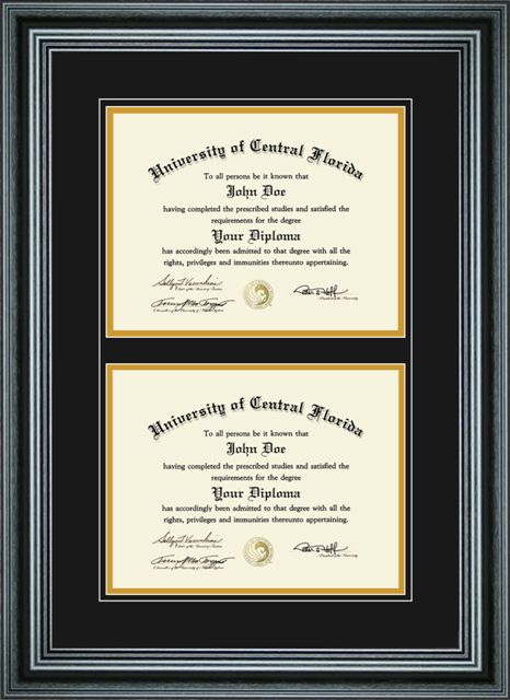 Pcfrm-d4pm1114 11 X 14 In. Double Diploma Frame For Diploma