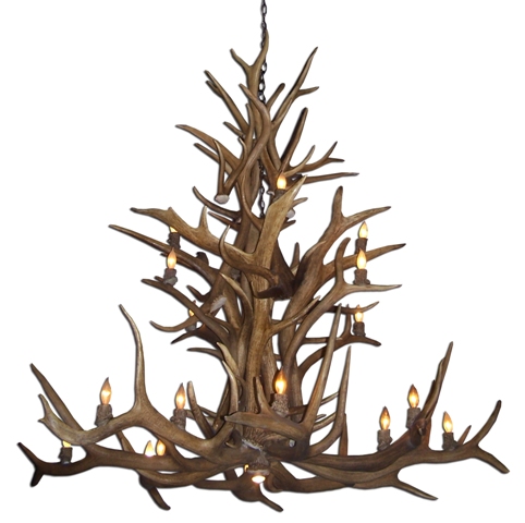 Cdn Antler Design Unsreca-s 47-50 In. Real Antler Chandelier