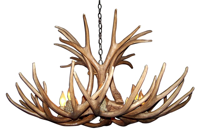 Cdn Antler Design Unsfmst-xl 38-40 In. Reproduction Antler Chandelier, Extra Large