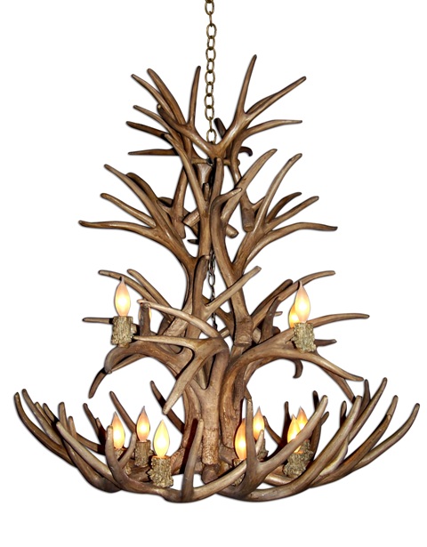 Cdn Antler Design Unsfwmdca 38-40 In. Reproduction Antler Chandelier