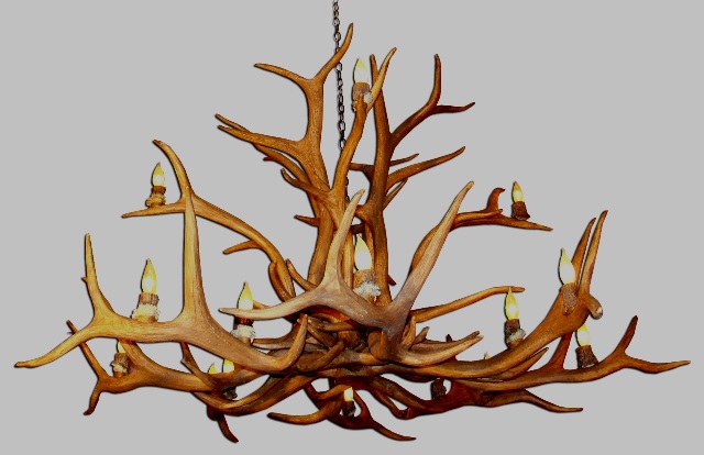 Cdn Antler Design Unsfeki-xl 65-68 In. Reproduction Antler Chandelier, Extra Large