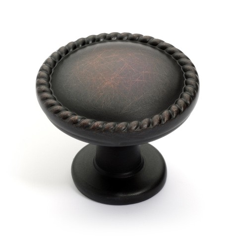 Super Saver Beaded Cabinet Knob Aged Oil Rubbed Bronze