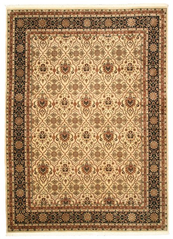 14451 8.92 X 12.08 Ft. One-of-a-kind Ivory Hand Knotted Wool Varamin Rug