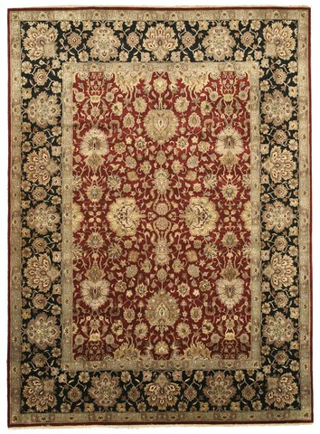9181 8.92 X 12.33 Ft. One-of-a-kind Red Hand Knotted Wool Jaipur Rug