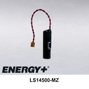 Compatible with ENERGY Replacement Battery For Mitsubishi MELDAS - Black Heat Shrink - 0.58 Dia. x 1.99 Tall in.