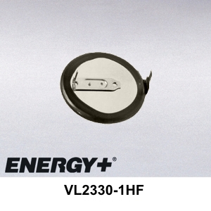 Compatible with Panasonic VL2330-1HF Rechargeable Lithium Coin Cell - 50mAh