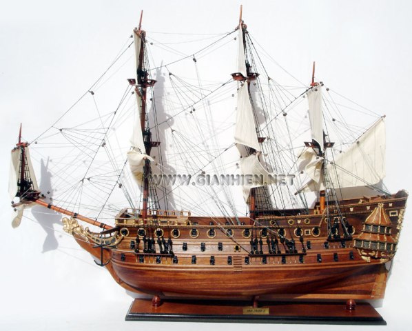 Ts0102w Hms Prince Wooden Model Tall Ship