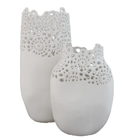 Collection 17-452 Doile Vase - Set Of 2