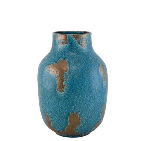 Collection 17-692 Brazil Short Vase In Distressed Finish - 14 In.