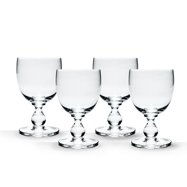 04803ch Hanna Clear Goblet, Set Of 4
