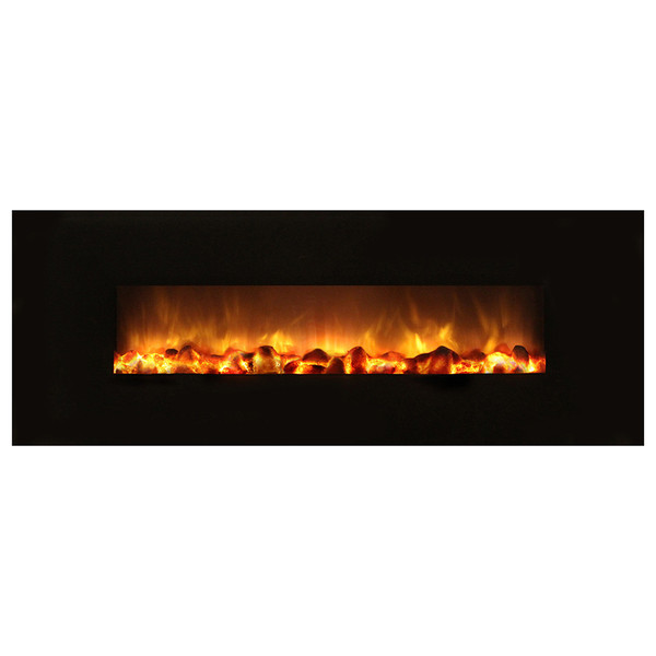 40 In. Slim Fire Electric Recessed & Wall Mounted Fireplace