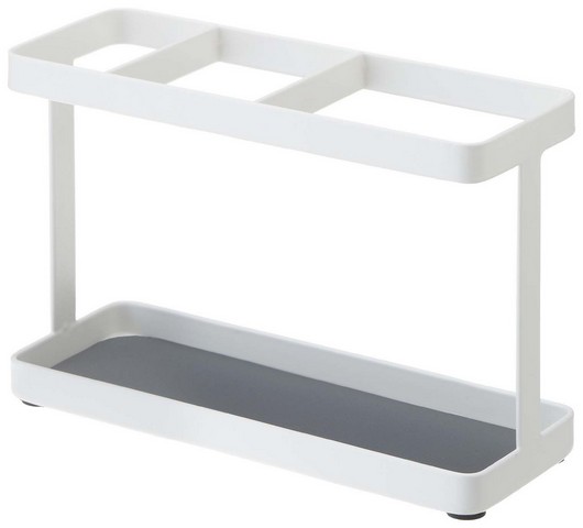 YAMAZAKI home 2284 3.2 x 8.7 in. Tower Hair Care Appliances Holder - White