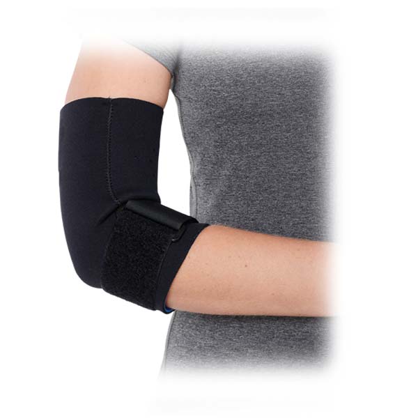 Neoprene Tennis Elbow Sleeve With Strap - Large