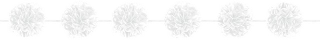 225555.08 Frosty White Fluffy Garland - Pack Of 24