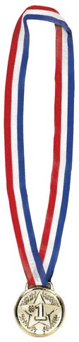 215393 Championship Soccer Award Medal Necklace - Pack Of 12
