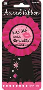21192.44 Kiss Me My Birthday Award - Pack Of 6