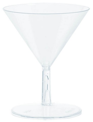 356003 Mini Clear Martini Glasses - Pack Of 120