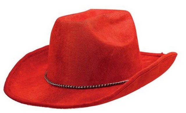 UPC 013051334680 product image for Amscan 255606.40 Apple Red Cowboy Party Hat - Pack of 6 | upcitemdb.com