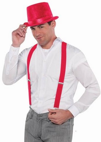 397282.40 Suspenders, Apple Red - Pack Of 12