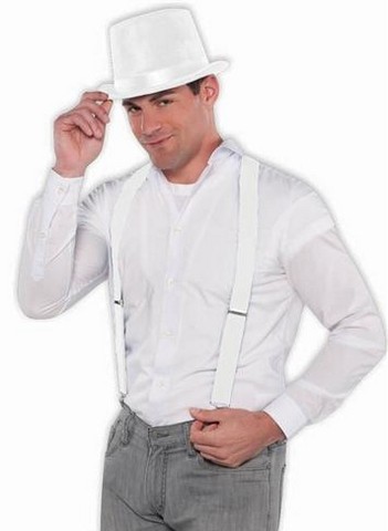 397282.08 Suspenders, Frosty White - Pack Of 12