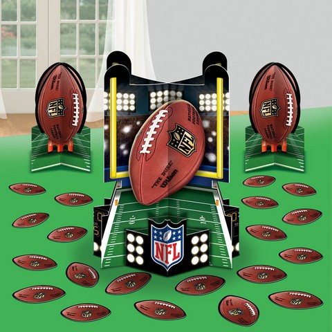 281214 Nfl Drive Table Decorating Kit - Pack Of 6