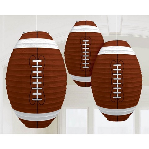 240999 Football Paper Lanterns - Pack Of 36