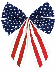 240297 Patriotic Flag Bow - Pack Of 24