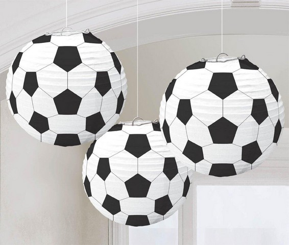 240178 Soccer Paper Lanterns - Pack Of 36
