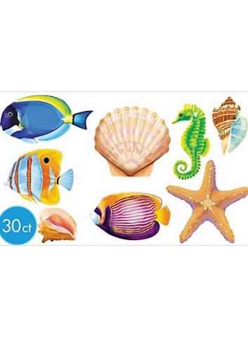 190375 Sea Life Cutouts - Pack Of 360
