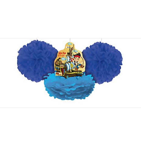 180112 Jake And The Never Land Pirates Fluffy Decorations - Pack Of 18