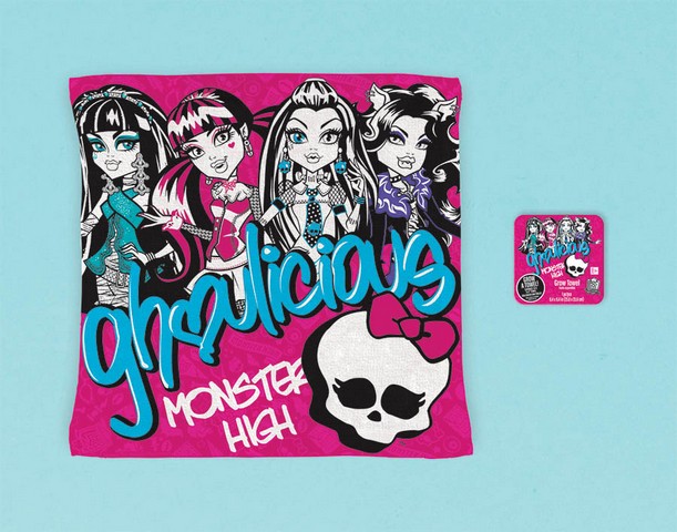 394638 Monster High Grow Towel - Pack Of 12
