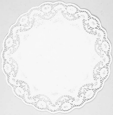 140080 White Round Paper Doilies - Pack Of 192