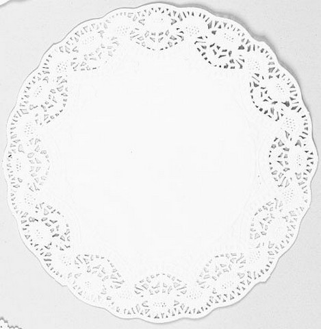 14008 White Round Paper Doilies, 8 In. - Pack Of 336