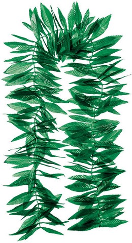 318308 Lei Green Leaf - Pack Of 12