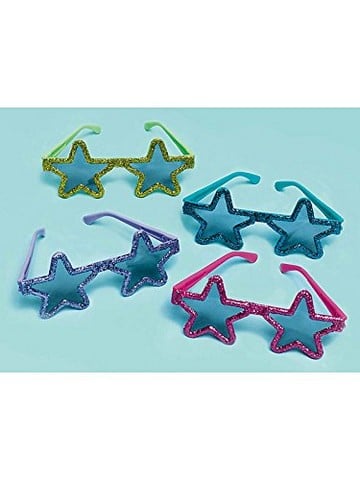 392207 Glitter Star Sunglasses - Pack Of 72